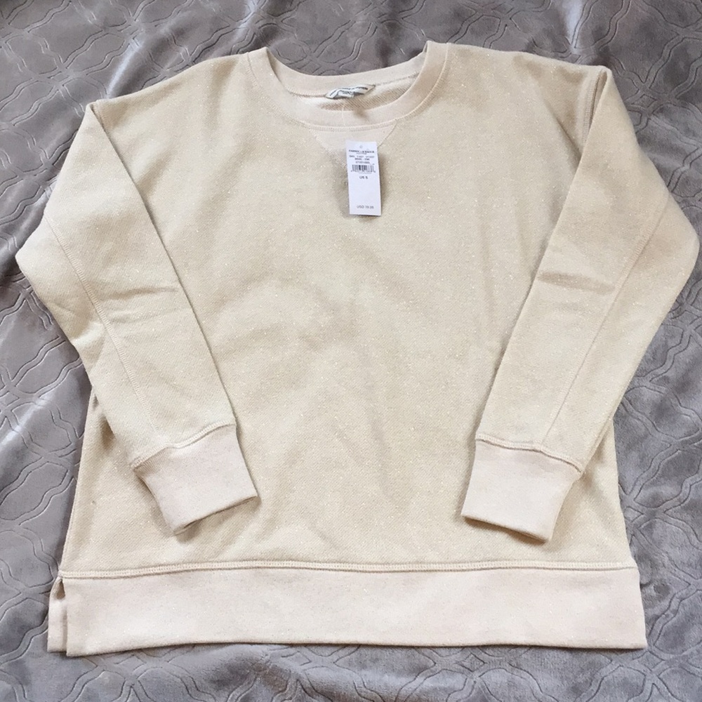 Sparkly Crew Neck Sweatshirt